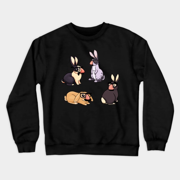 Groucho Bunny Sticker Pack Crewneck Sweatshirt by Kylah0h